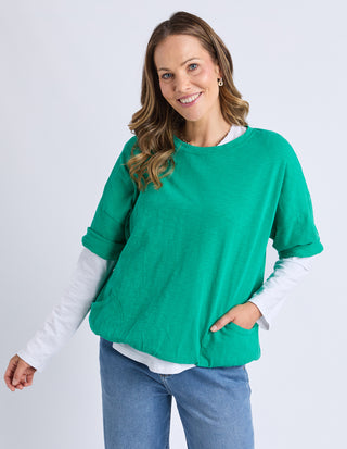 Mazie Sweatshirt - Turquoise