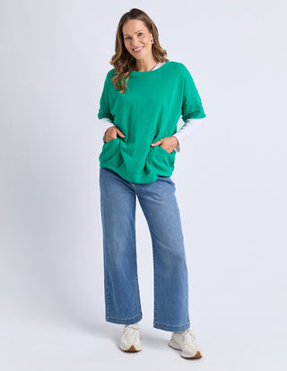 Mazie Sweatshirt - Turquoise