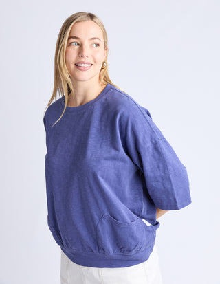 Mazie Sweatshirt - Vintage Blue