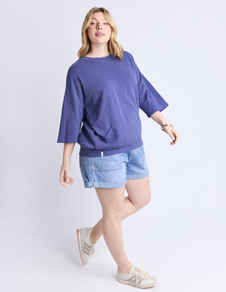 Mazie Sweatshirt - Vintage Blue