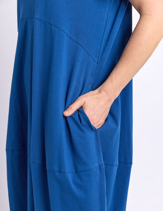 Diana Short Sleeve Dress - Cobalt