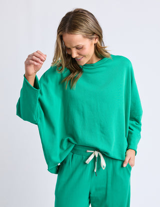 Gab Long Sleeve Sweater - Turquoise