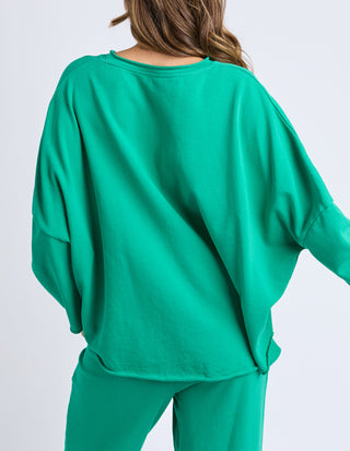 Gab Long Sleeve Sweater - Turquoise