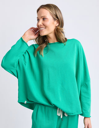 Gab Long Sleeve Sweater - Turquoise