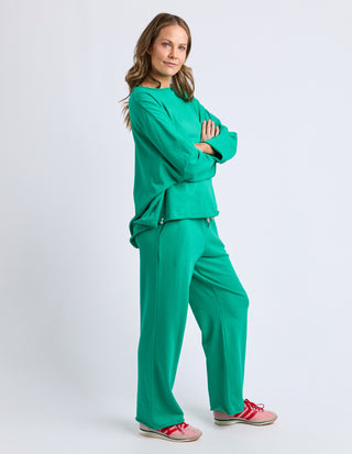 Gab Long Sleeve Sweater - Turquoise