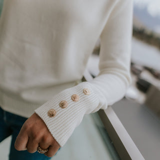 Anne Sweater - Pearl