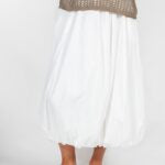 Bubble Skirt - White