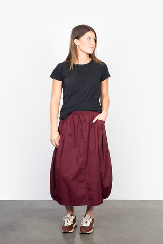 Cyrus Skirt - Deep Merlot