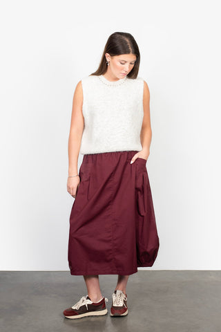 Cyrus Skirt - Deep Merlot