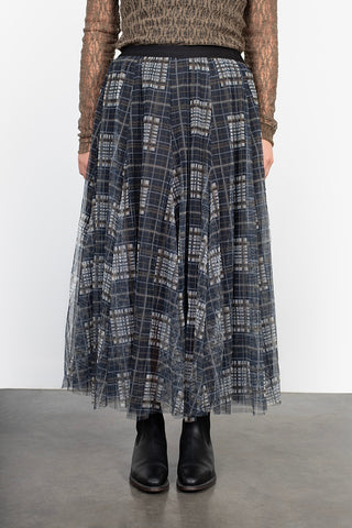 Tilly Tulle Skirt - Check