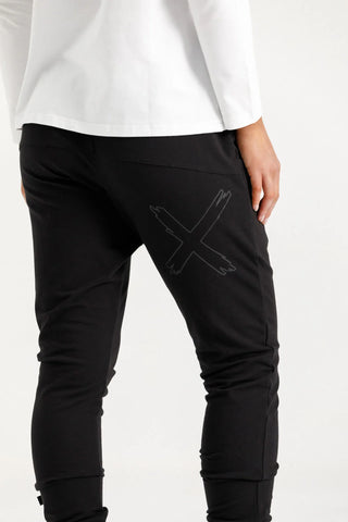 Apartment Pants Winter Weight- Black w Black X