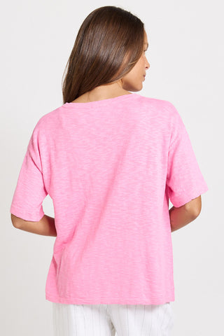 Aries Vee Neck Sweater - Pink