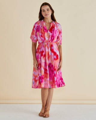 Emery Dress - Floral Abstract