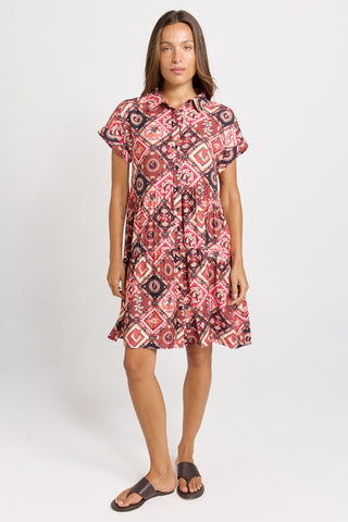 Copacabana Shirt Dress - Coco Print