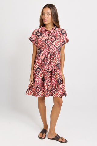 Copacabana Shirt Dress - Coco Print