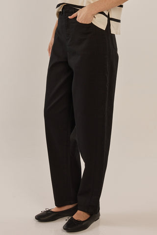 Barrell Leg Chino - Black