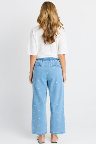 Star Denim Joggers - Denim