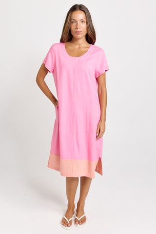 Bonnie Dress - Pink/Orange
