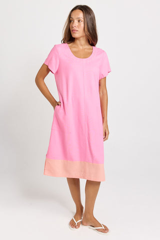 Bonnie Dress - Pink/Orange