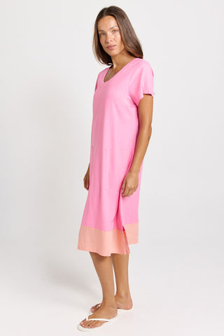 Bonnie Dress - Pink/Orange