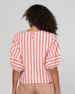Boom Shankar Ava Top Watermelon Stripe, Front view | AAAG