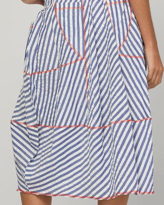 Boom Shankar Guru Skirt Ocean Stripe, Styled view | AAAG