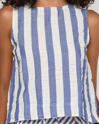 Boom Shankar Hara Top Ocean Stripe, Front view | AAAG