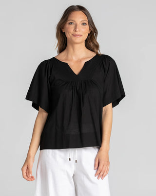 Boom Shankar Freya Top Black, Front view | AAAG