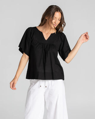 Boom Shankar Freya Top Black, Side view | AAAG