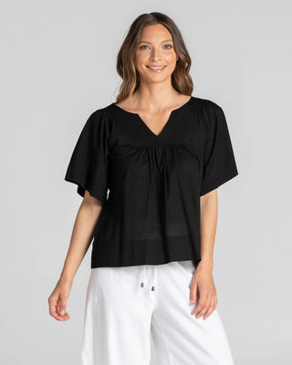 Boom Shankar Freya Top Black, Back view | AAAG