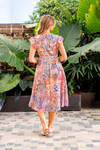 Aayan Midi Dress - Multi