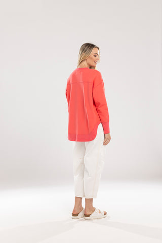 Ena Sweatshirt - Raspberry