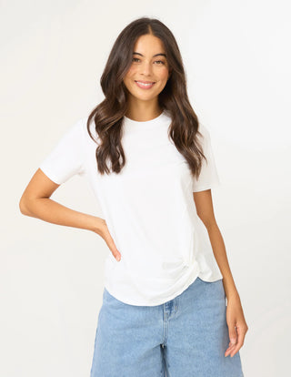 Stella + Gemma Kitty Tee White, Back view | AAAG
