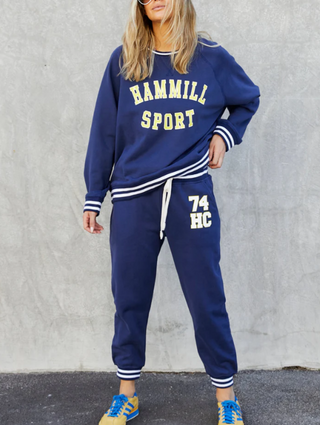 Hammill Sport Track Pants - Navy