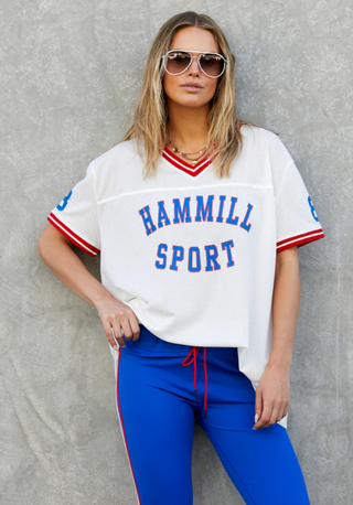 74 Hammill Sports Mesh Tee - White