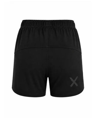Apartment Shorts - Black With Black Cross
