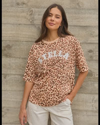 Stella and Gemma Porter Tee Leopard, Styled view | AAAG