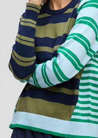 Crazy Stripe Knit - Ink