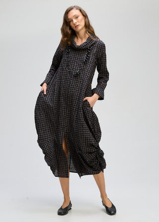 Poker Dot Dress - Black Spot