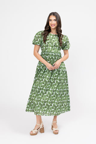Charlotte Dress - Rose Verde