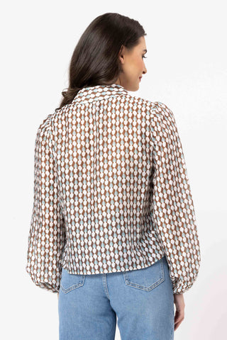 Valentina Blouse - Mint Chocolate