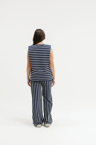 Milla Tee  - Sunday Stripes