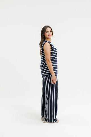 Milla Tee  - Sunday Stripes