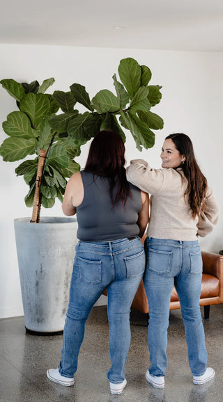 Peachy Push Up Jeans - Blue