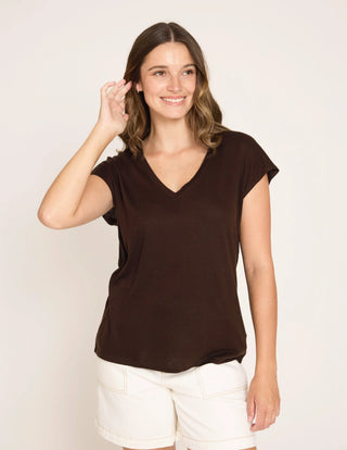 Victor Tee Shirt - Chocolate