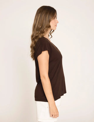 Victor Tee Shirt - Chocolate