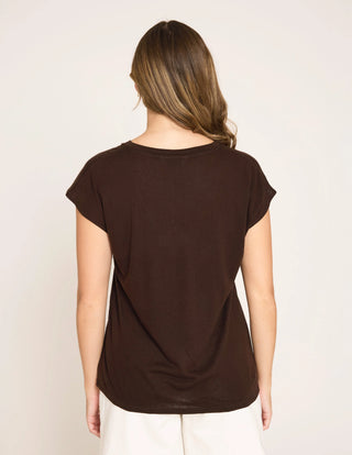 Victor Tee Shirt - Chocolate