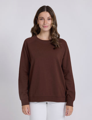 Classic Sweater - Chocolate Freehand