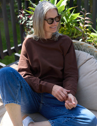 Classic Sweater - Chocolate Freehand