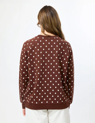 Classic Sweatshirt - Chocolate Spot